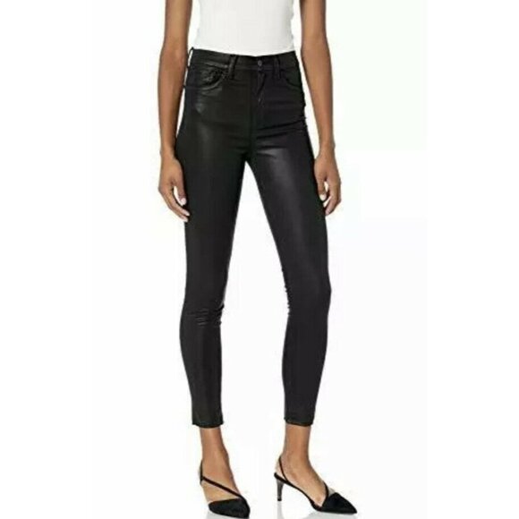 Joe's Jeans Pants - Joe's Jeans Women's Charlie High Rise Coated Skinny Black Women Size 26 Women